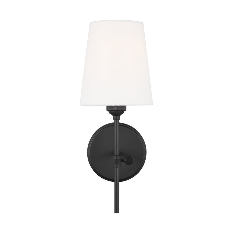 Visual Comfort Studio 4187201-112 One Light Wall / Bath Sconce, Midnight Black