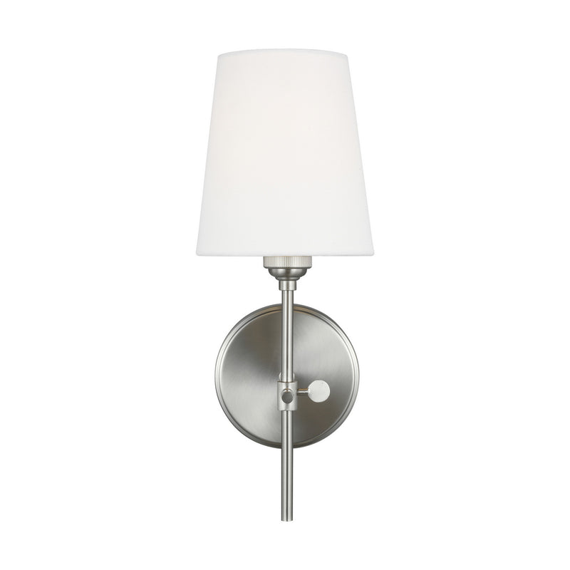 Visual Comfort Studio 4187201-962 One Light Wall / Bath Sconce, Brushed Nickel
