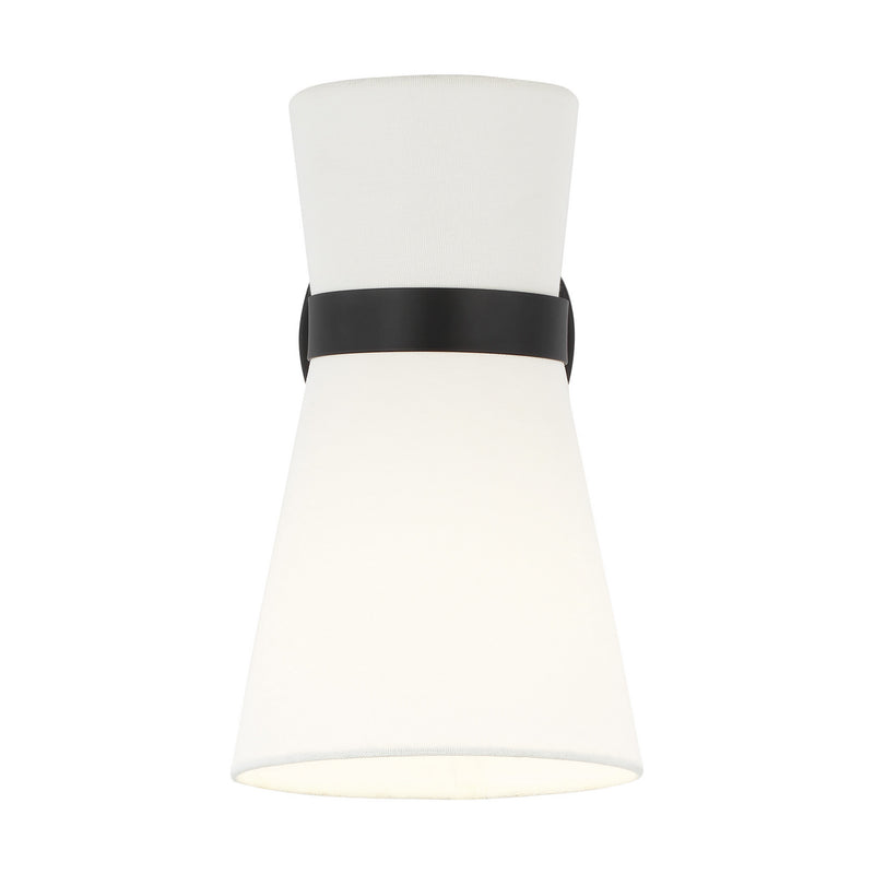Visual Comfort Studio 4190501EN3-112 One Light Wall / Bath Sconce, Midnight Black
