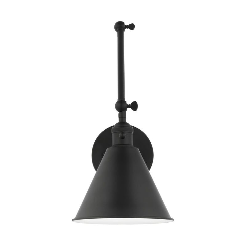 Visual Comfort Studio 4298101-112 One Light Wall Sconce, Midnight Black