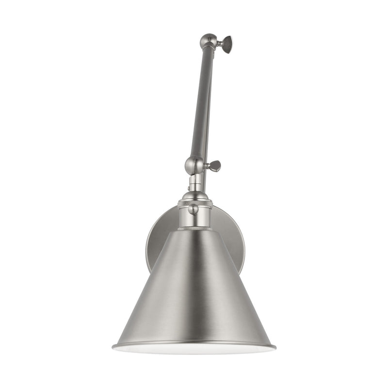 Visual Comfort Studio 4298101EN3-962 One Light Wall Sconce, Brushed Nickel