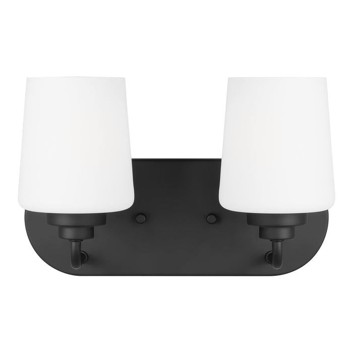 Generation Lighting 4402802EN3-112 Two Light Wall / Bath, Midnight Black
