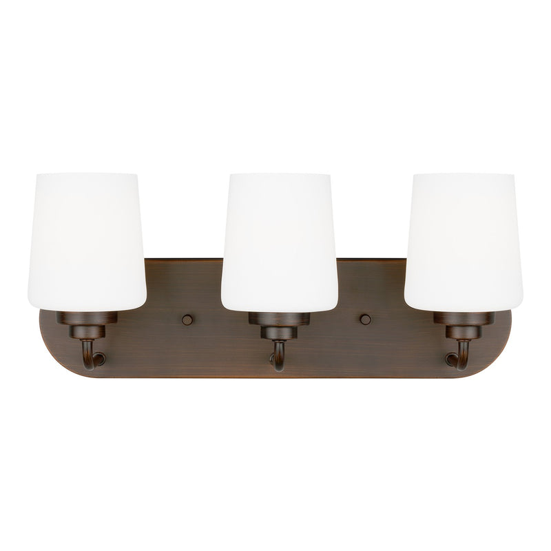 Generation Lighting 4402803-710 Three Light Wall / Bath, Bronze