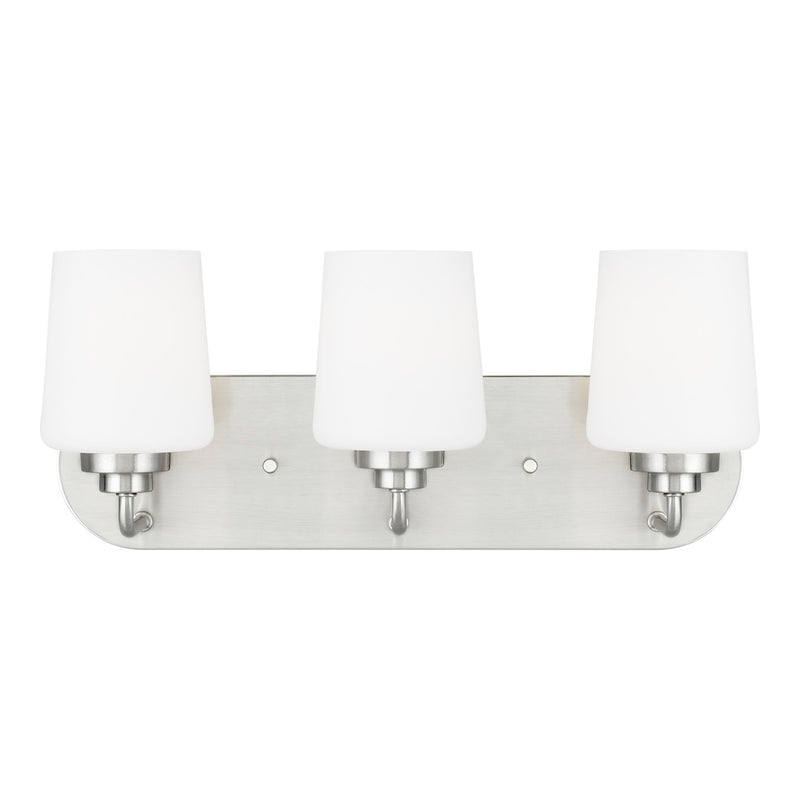 Generation Lighting 4402803-962 Three Light Wall / Bath, Brushed Nickel