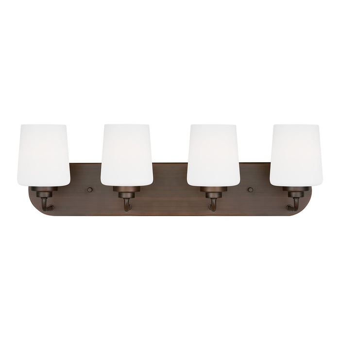 Generation Lighting 4402804-710 Four Light Wall / Bath, Bronze
