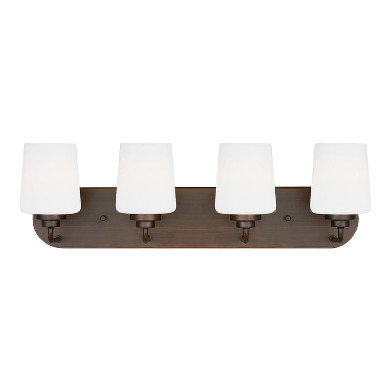 Generation Lighting 4402804EN3-710 Four Light Wall / Bath, Bronze