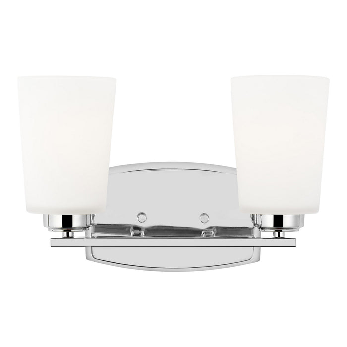 Generation Lighting 4428902EN3-05 Two Light Wall / Bath, Chrome