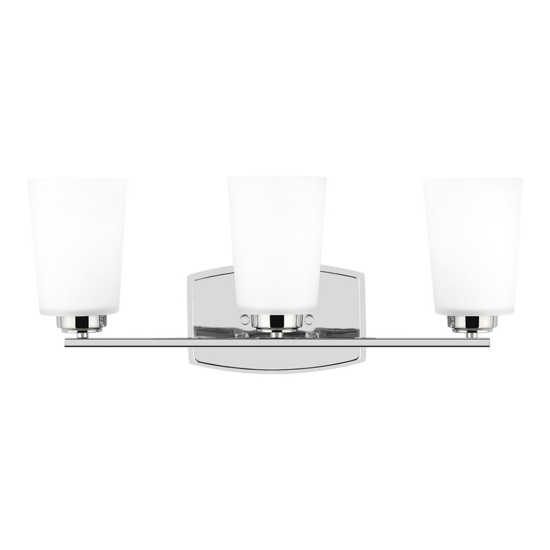 Generation Lighting 4428903EN3-05 Three Light Wall / Bath, Chrome