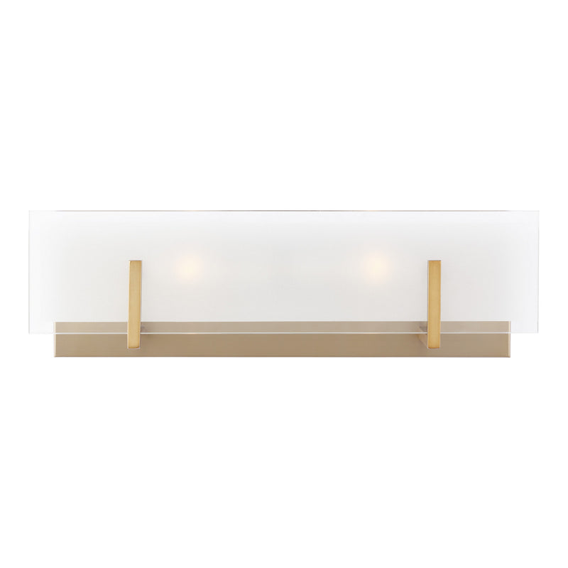 Visual Comfort Studio 4430802EN-848 Two Light Wall / Bath, Satin Brass