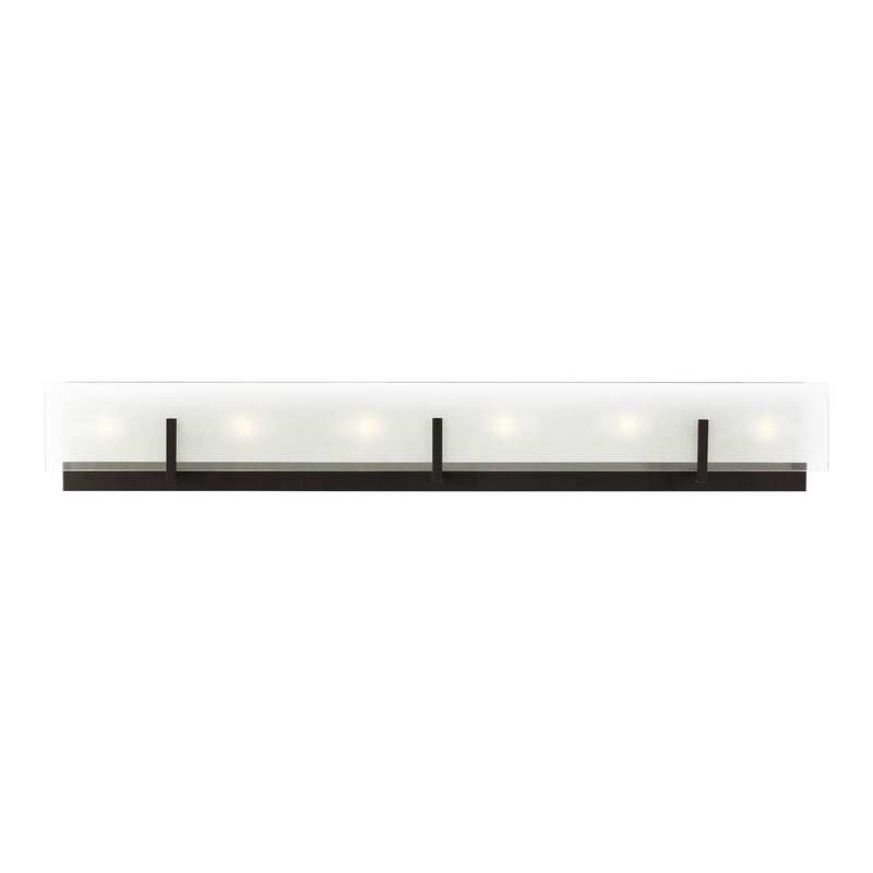 Visual Comfort Studio 4430806-112 Six Light Wall / Bath, Midnight Black
