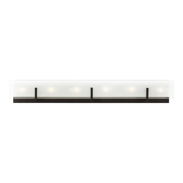 Visual Comfort Studio 4430806EN-112 Six Light Wall / Bath, Midnight Black