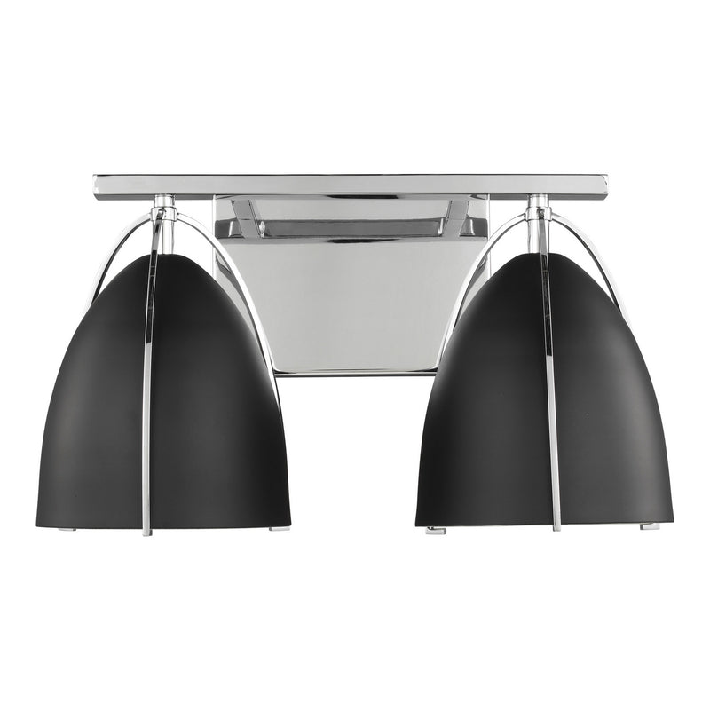 Visual Comfort Studio 4451702-05 Two Light Wall / Bath, Chrome