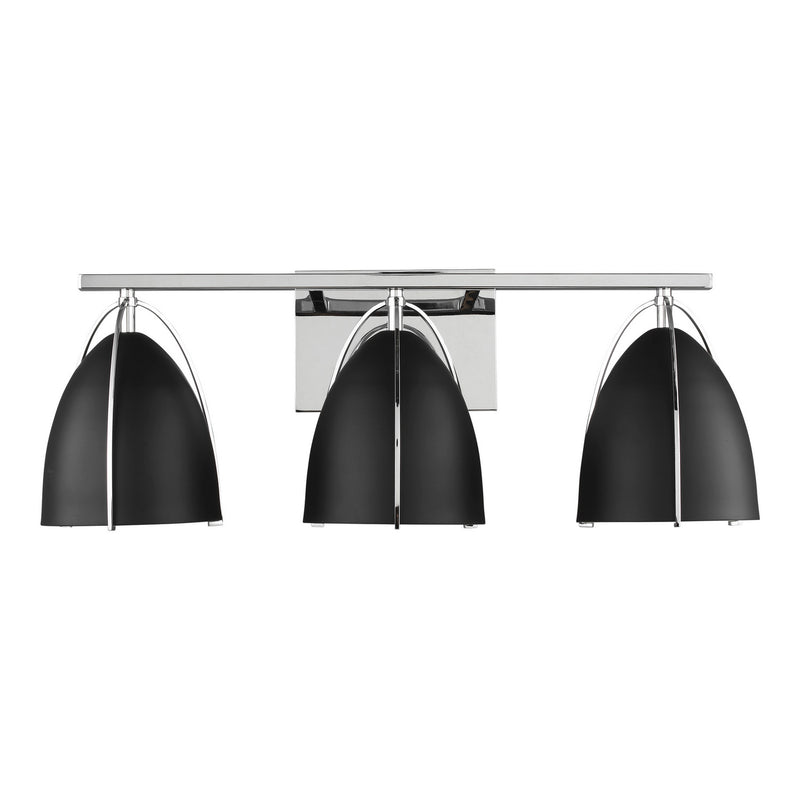 Visual Comfort Studio 4451703-05 Three Light Wall / Bath, Chrome