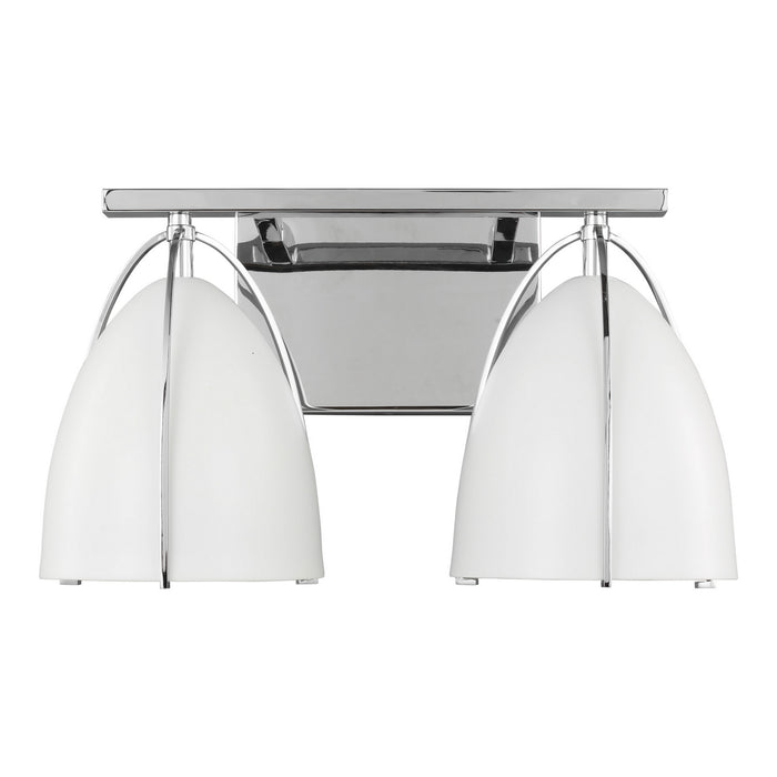 Visual Comfort Studio 4451802-05 Two Light Wall / Bath, Chrome