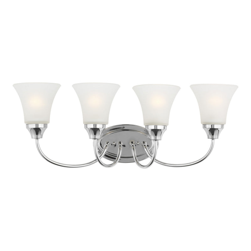 Generation Lighting 44808EN3-05 Four Light Wall / Bath, Chrome