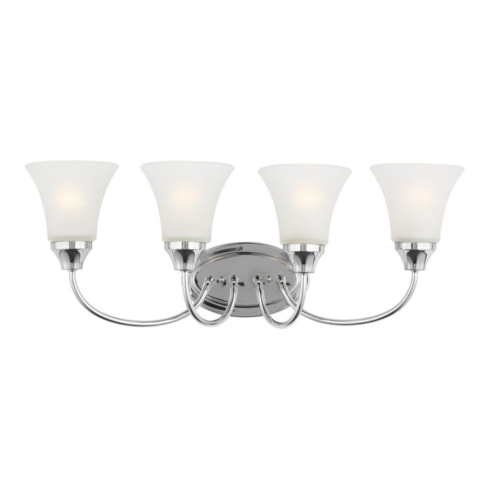 Generation Lighting 44808EN3-05 Four Light Wall / Bath, Chrome