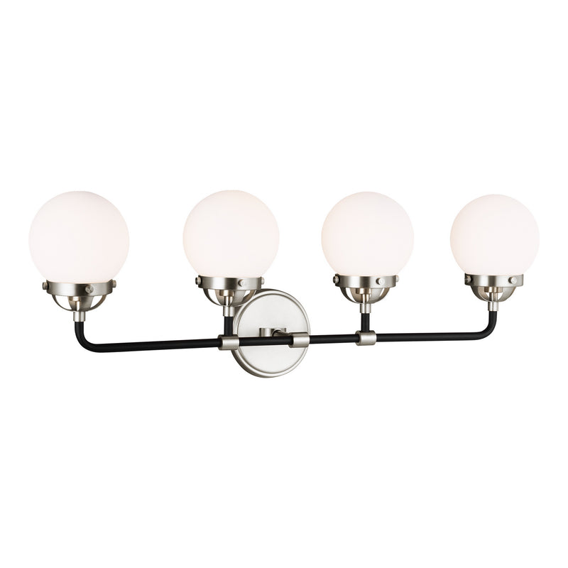 Visual Comfort Studio 4487904EN-962 Four Light Wall / Bath, Brushed Nickel
