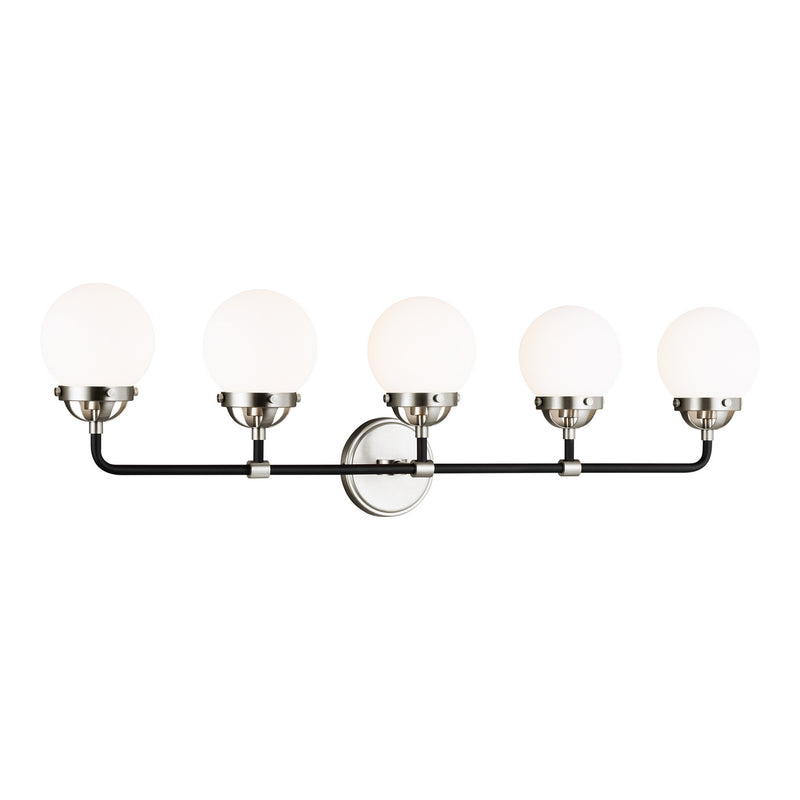 Visual Comfort Studio 4487905EN-962 Five Light Wall / Bath, Brushed Nickel