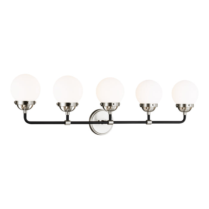 Visual Comfort Studio 4487905EN-962 Five Light Wall / Bath, Brushed Nickel