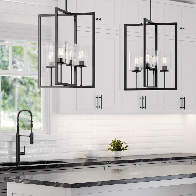 Generation Lighting 5241504-112 Four Light Hall / Foyer, Midnight Black