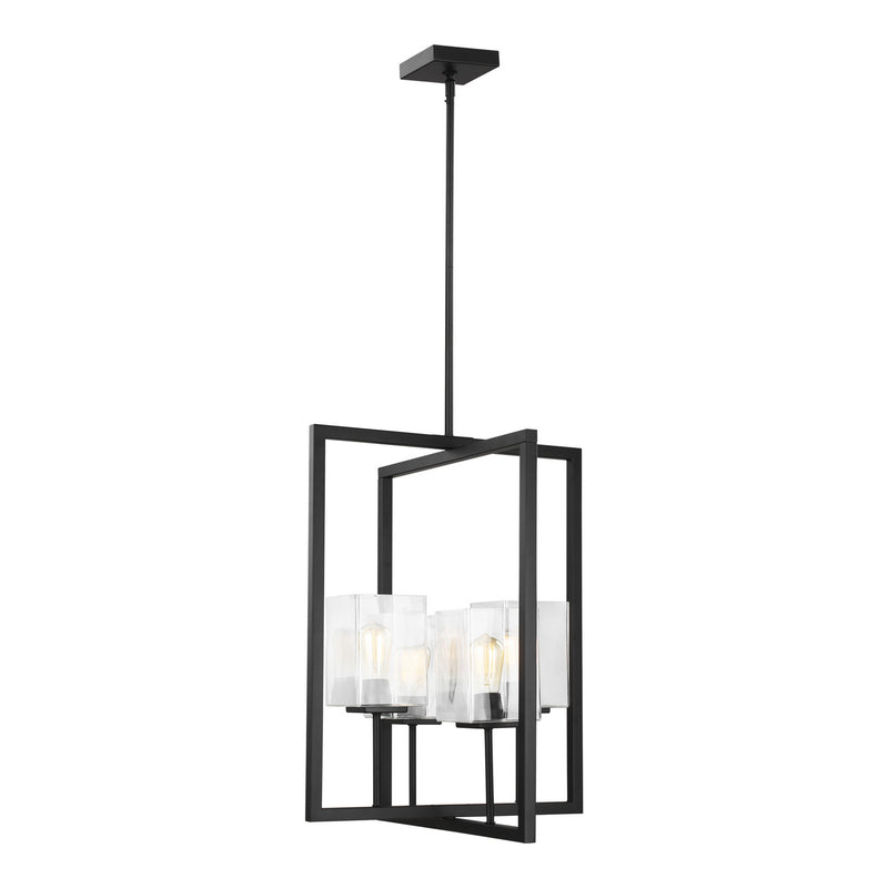 Generation Lighting 5241504-112 Four Light Hall / Foyer, Midnight Black