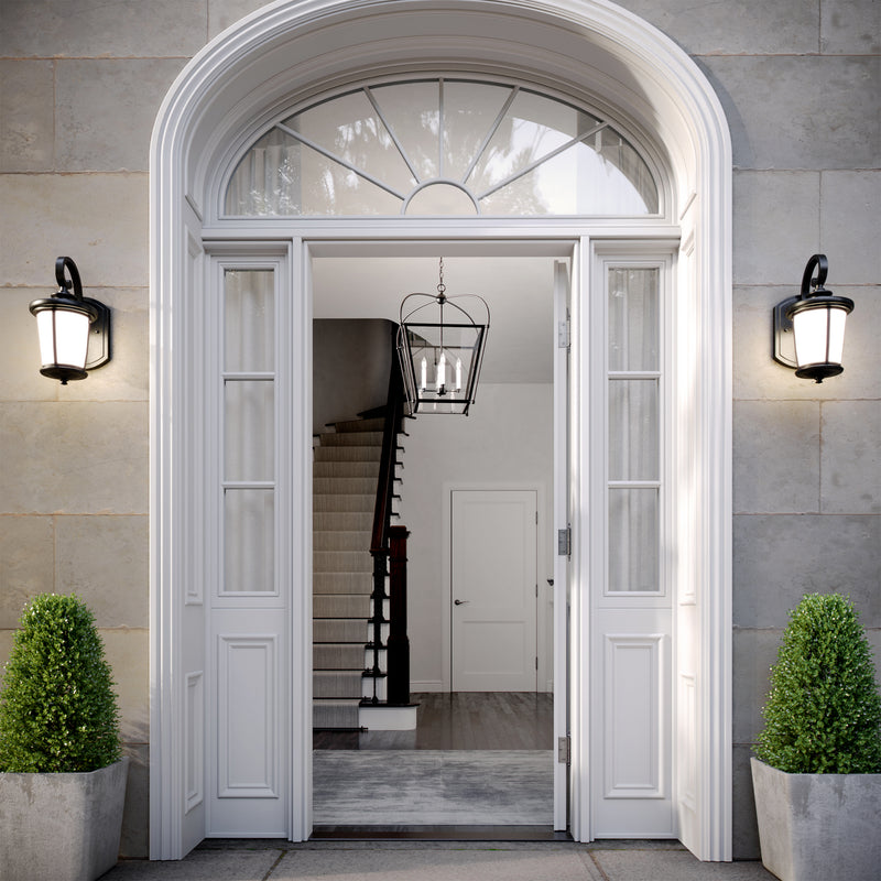Visual Comfort Studio 5291004-112 Four Light Foyer, Midnight Black