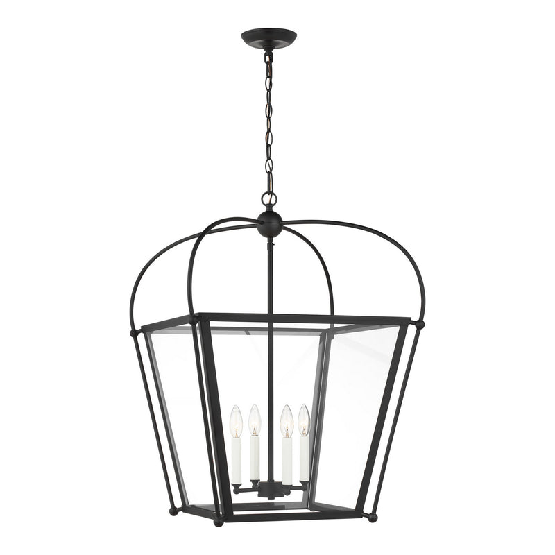 Visual Comfort Studio 5291004-112 Four Light Foyer, Midnight Black