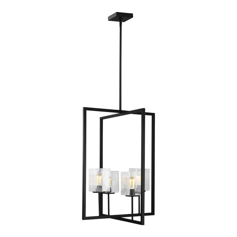 Generation Lighting 5341504-112 Four Light Hall / Foyer, Midnight Black