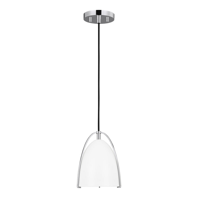 Visual Comfort Studio 6151801-05 One Light Mini-Pendant, Chrome