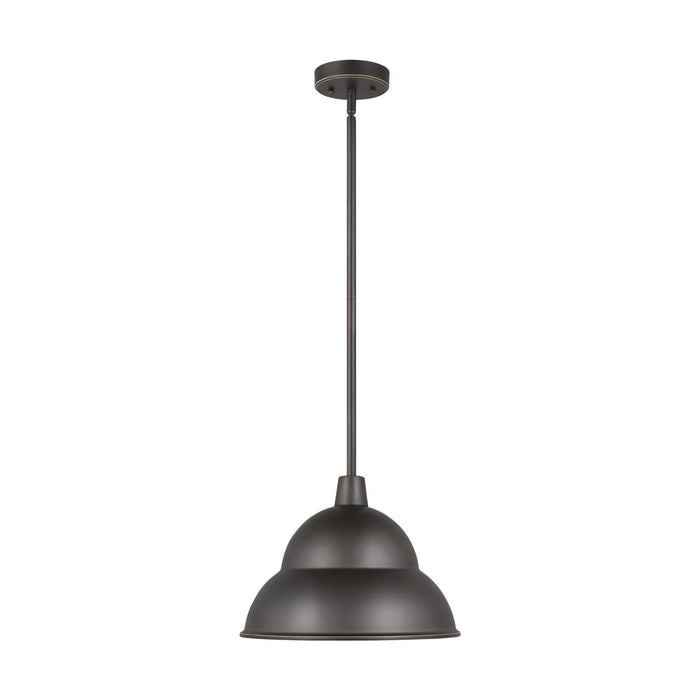 Visual Comfort Studio 6236701EN3-71 One Light Outdoor Pendant, Antique Bronze