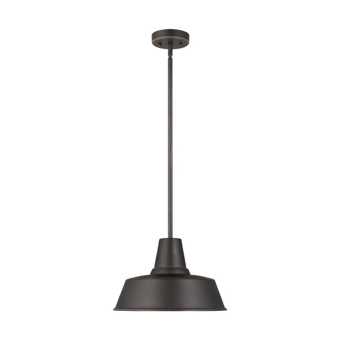 Visual Comfort Studio 6237401-71 One Light Outdoor Pendant, Antique Bronze