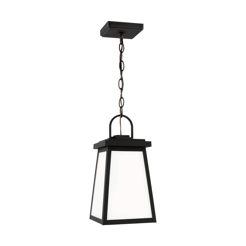 Visual Comfort Studio 6248401-12 One Light Outdoor Pendant, Black