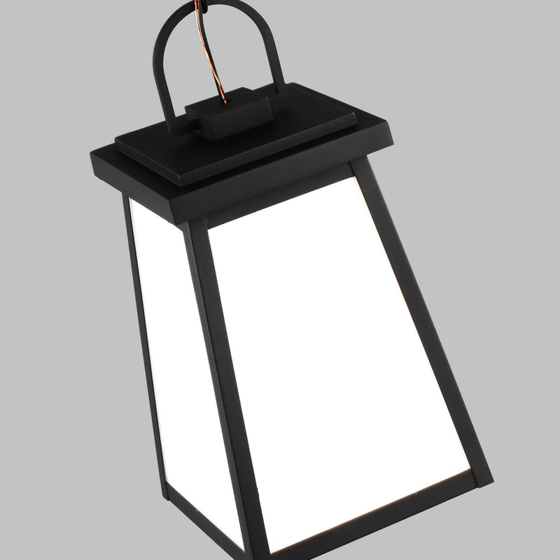 Visual Comfort Studio 6248401-12 One Light Outdoor Pendant, Black