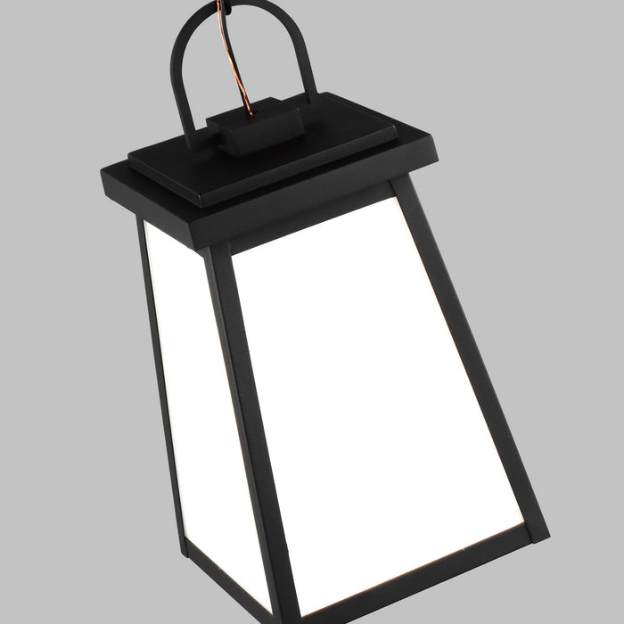 Visual Comfort Studio 6248401-12 One Light Outdoor Pendant, Black