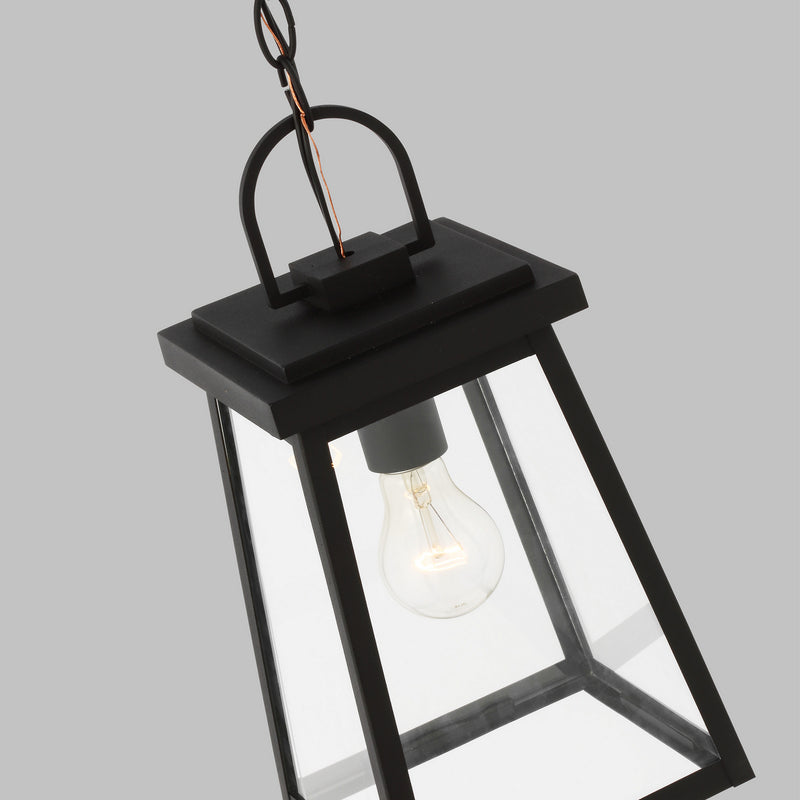 Visual Comfort Studio 6248401-12 One Light Outdoor Pendant, Black