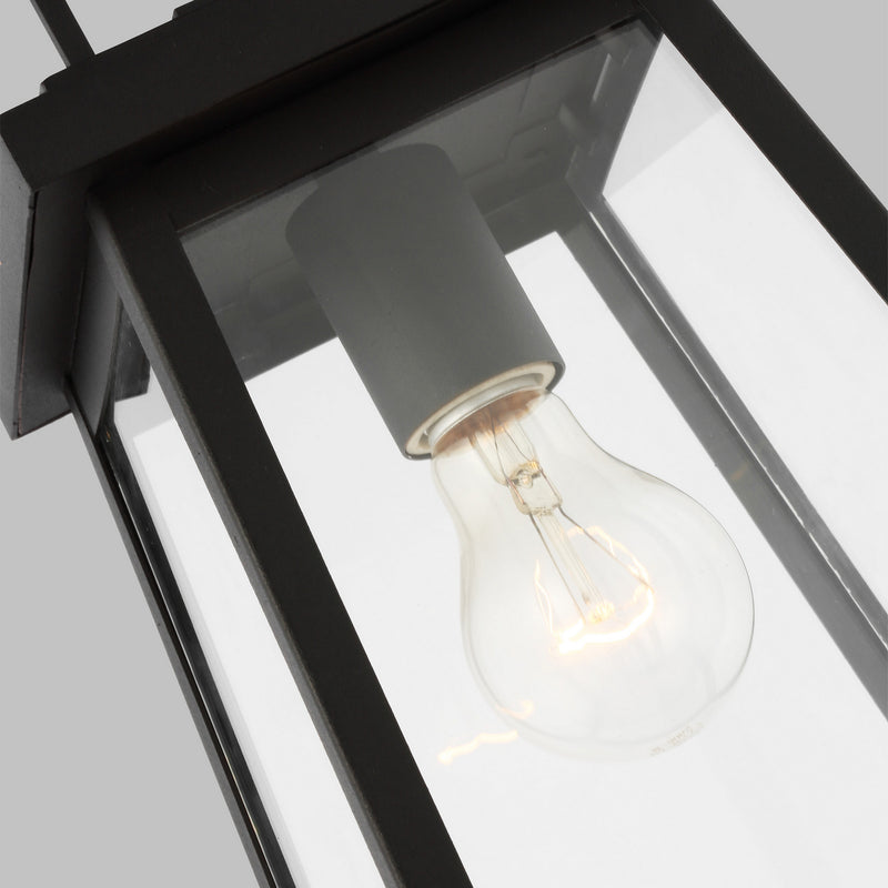 Visual Comfort Studio 6248401-12 One Light Outdoor Pendant, Black