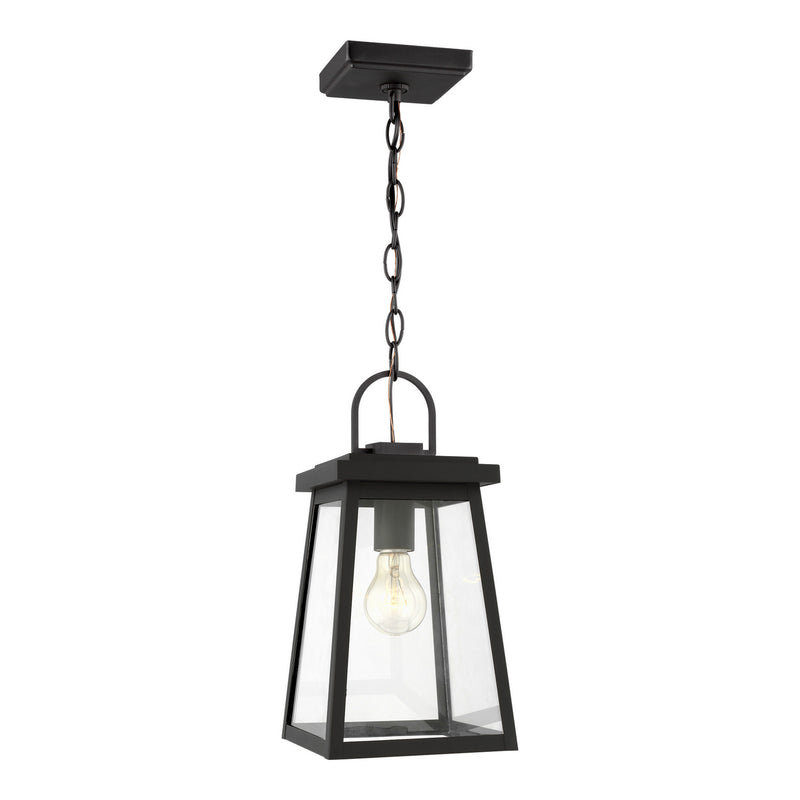 Visual Comfort Studio 6248401-12 One Light Outdoor Pendant, Black