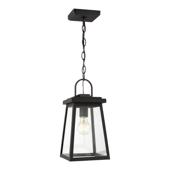 Visual Comfort Studio 6248401-12 One Light Outdoor Pendant, Black
