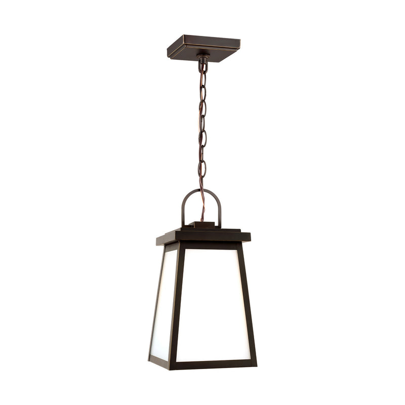 Visual Comfort Studio 6248401EN3-71 One Light Outdoor Pendant, Antique Bronze