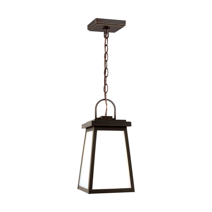 Visual Comfort Studio 6248401EN3-71 One Light Outdoor Pendant, Antique Bronze