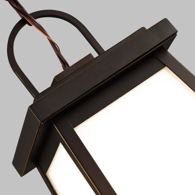 Visual Comfort Studio 6248401EN3-71 One Light Outdoor Pendant, Antique Bronze