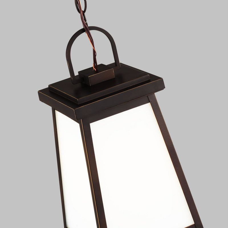 Visual Comfort Studio 6248401EN3-71 One Light Outdoor Pendant, Antique Bronze