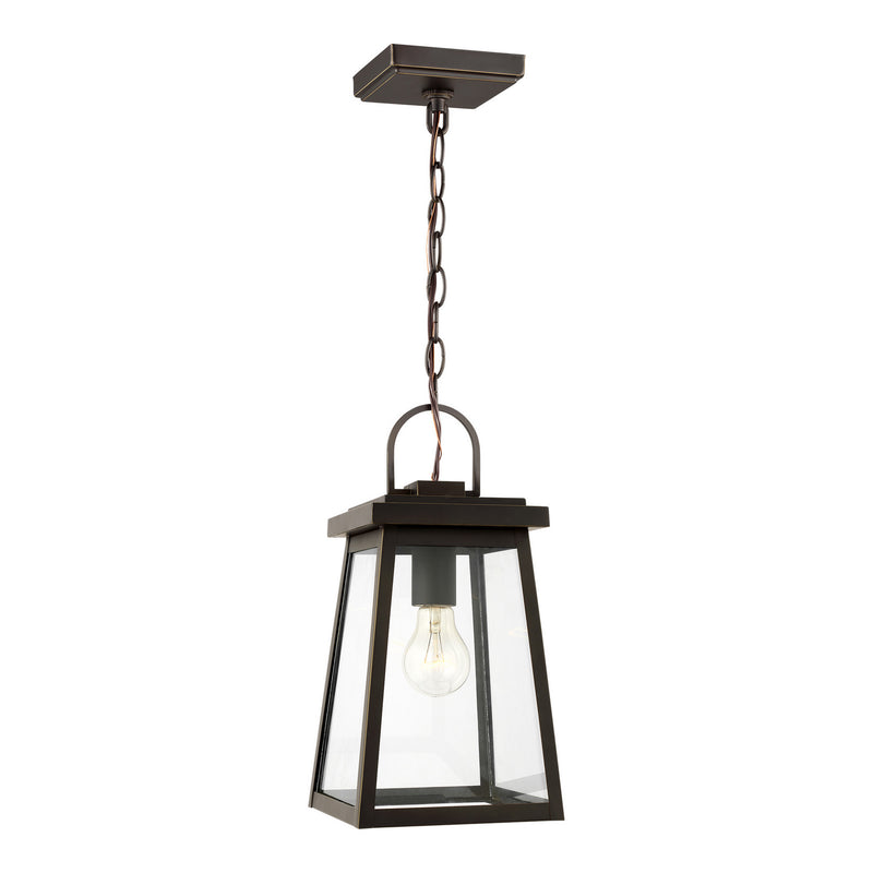 Visual Comfort Studio 6248401EN3-71 One Light Outdoor Pendant, Antique Bronze