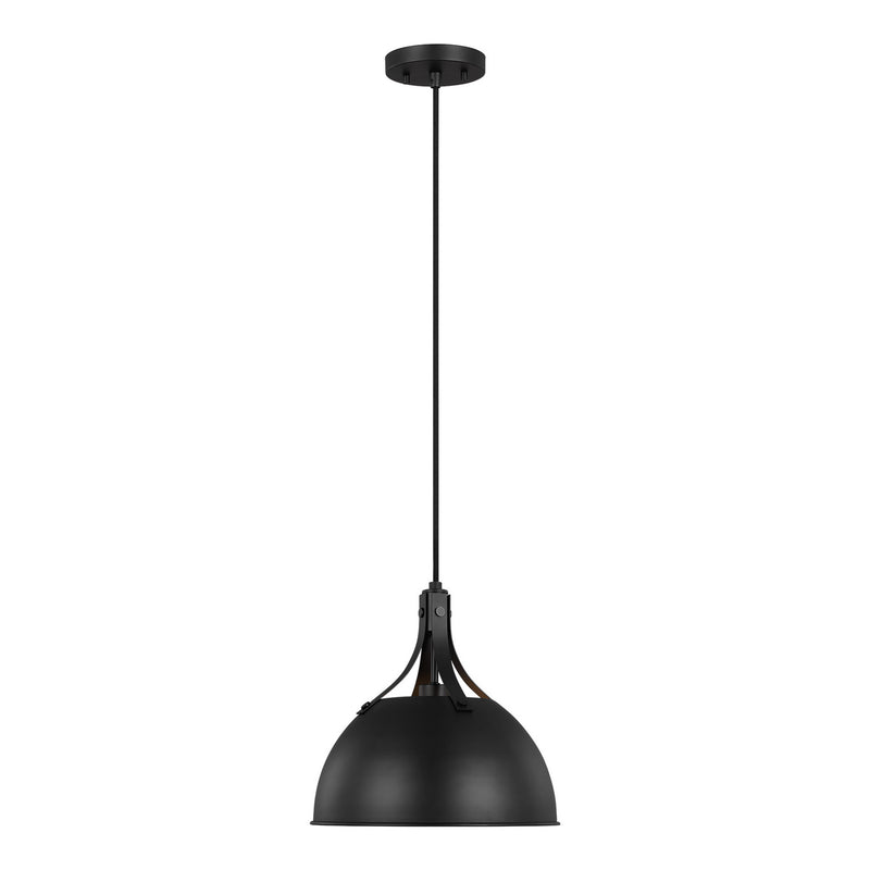 Visual Comfort Studio 6524201-112 One Light Pendant, Midnight Black