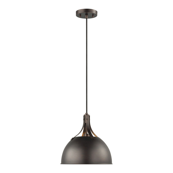 Visual Comfort Studio 6524201EN3-710 One Light Pendant, Bronze