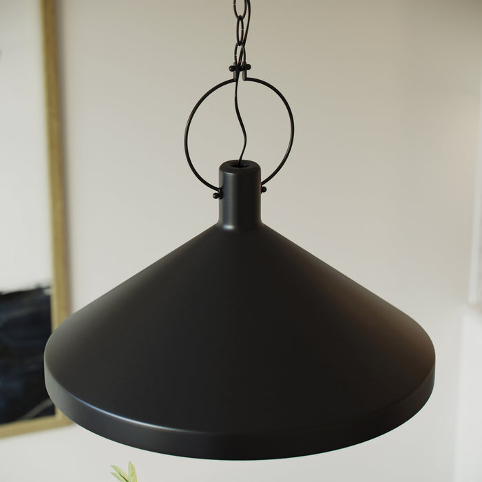 Visual Comfort Studio 6884901-112 One Light Pendant, Midnight Black