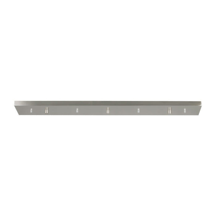 Generation Lighting 7449603-962 Three Light Linear Canopy, Brushed Nickel