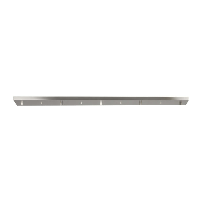 Generation Lighting 7449605-962 Five Light Linear Canopy, Brushed Nickel