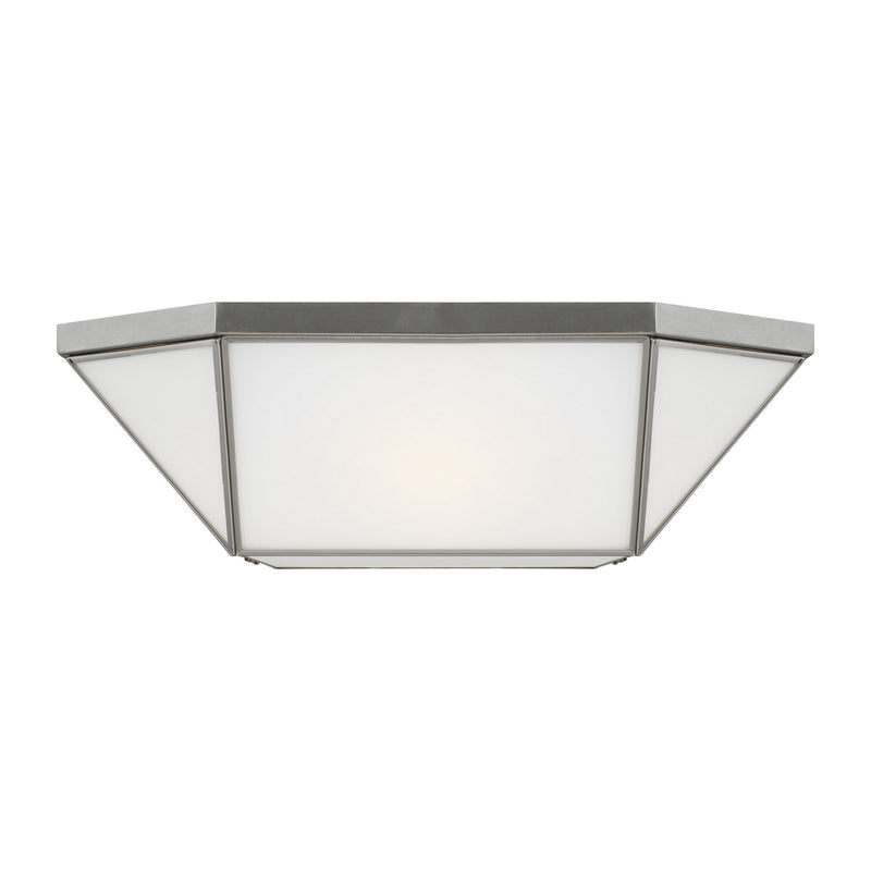 Visual Comfort Studio 7679454EN3-962 Four Light Flush Mount, Brushed Nickel