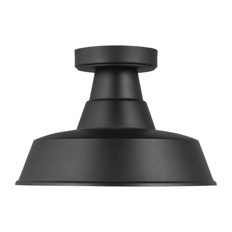 Visual Comfort Studio 7837401EN3-12 One Light Outdoor Flush Mount, Black